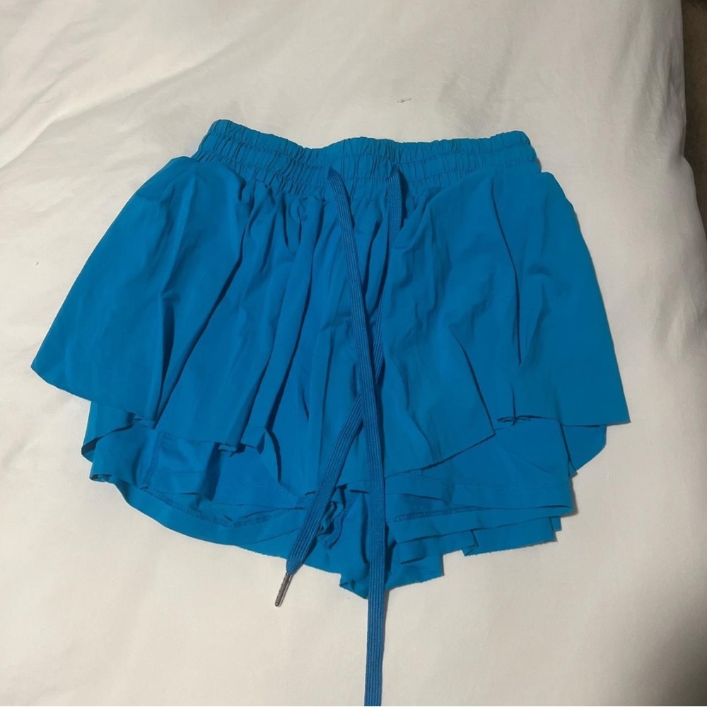 Target Blue Athletic Shorts with Elastic Waistband